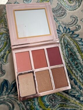 BH Cosmetics Pink, Coral & Bronze Eyeshadow + Highlighter Palette